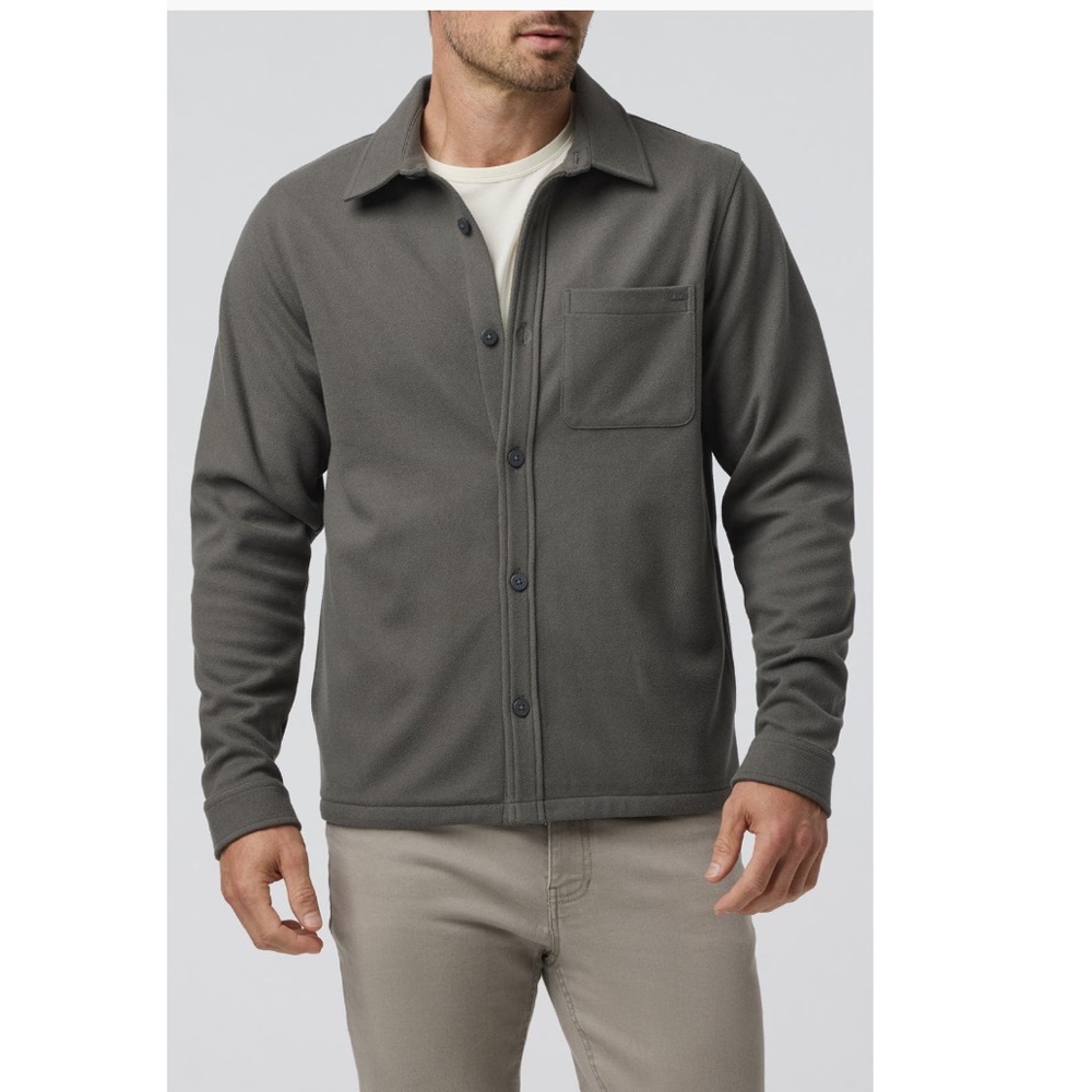 Vuori brushed twill shirt jacket Men’s Large NWT